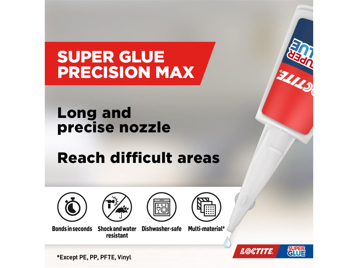 Loctite Super Glue Liquid, Precision Bottle