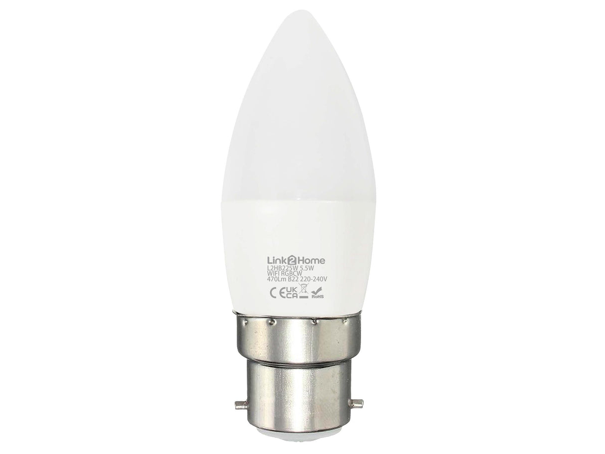Link2Home Wi-Fi LED Dimmable Bulbs with RGB