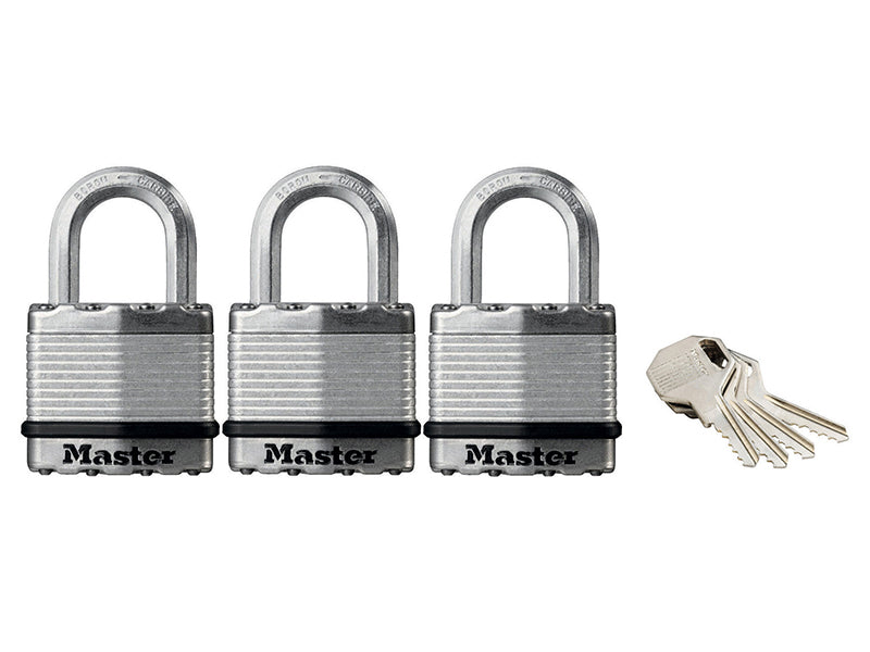 Master Lock Excell Laminated Steel Padlocks