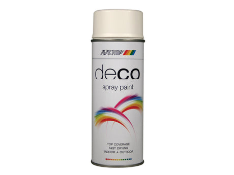 MOTIPÂ® Deco Spray Paint Matt RAL 9010 White 400ml