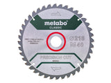 Metabo Precision Cut Wood Circular Saw Blade 216 x 30mm x 40T