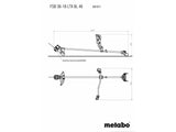 Metabo FSB 36-18 LTX BL 40 Bike Handle Line Trimmer 36V Bare Unit