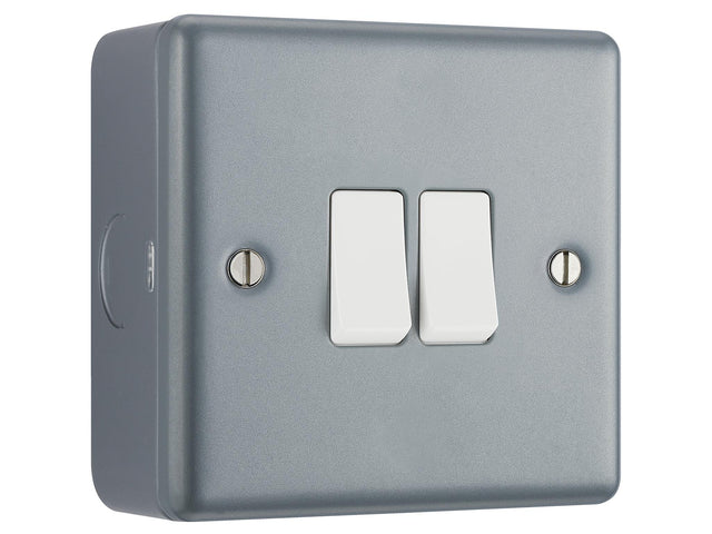 Masterplug Metal Clad Light Switch