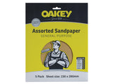 Oakey General-Purpose Sandpaper 230 x 280mm