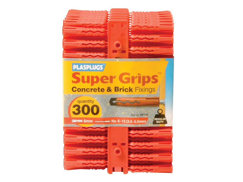 Plasplugs Solid Wall Super Grips