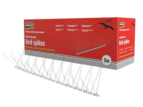 Pest-Stop (Pelsis Group) Professional Bird Spikes 50cm Metal Strips (Pack 10)