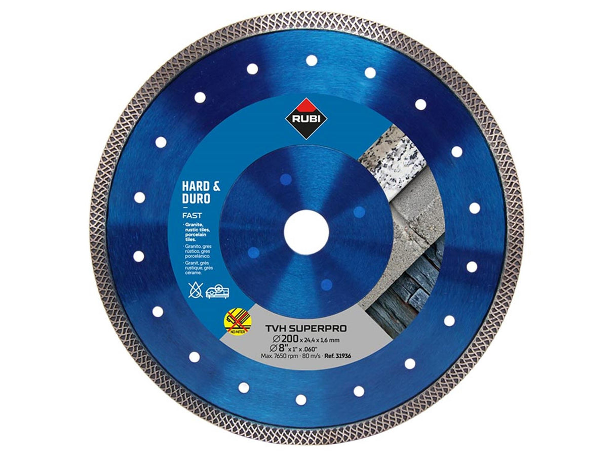 RUBI TILING TOOLS TVH SUPERPRO Diamond Blade