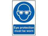 Scan Eye Protection Must Be Worn - PVC Sign 200 x 300mm