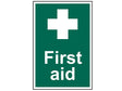 Scan First Aid - PVC Sign 200 x 300mm