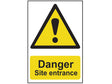 Scan Danger Site Entrance - PVC Sign 400 x 600mm