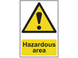 Scan Hazardous Area - PVC Sign 400 x 600mm