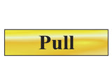 Scan Pull - Polished Brass Effect 200 x 50mm