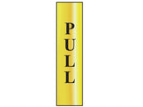 Scan Pull Vertical Sign (50 x 200mm)