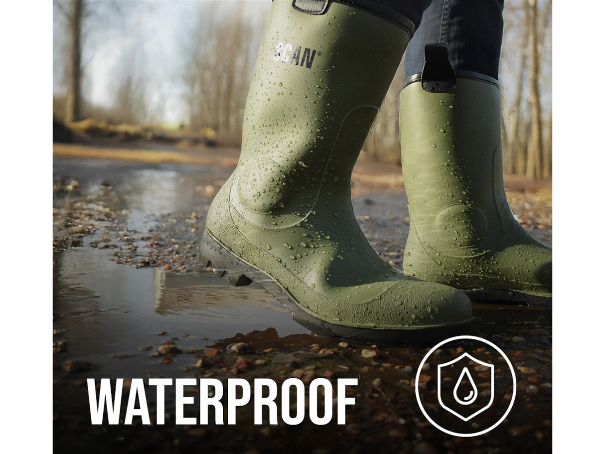 Scan Fleece Lined Wellingtons