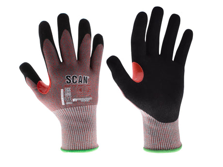 Scan Nitrile Palm Cut F Gloves