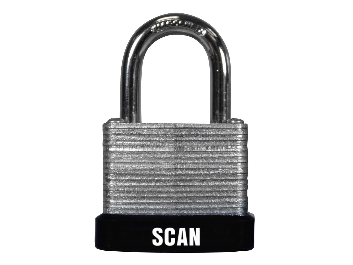 Scan Laminated Steel Padlock