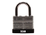 Scan Laminated Steel Padlock