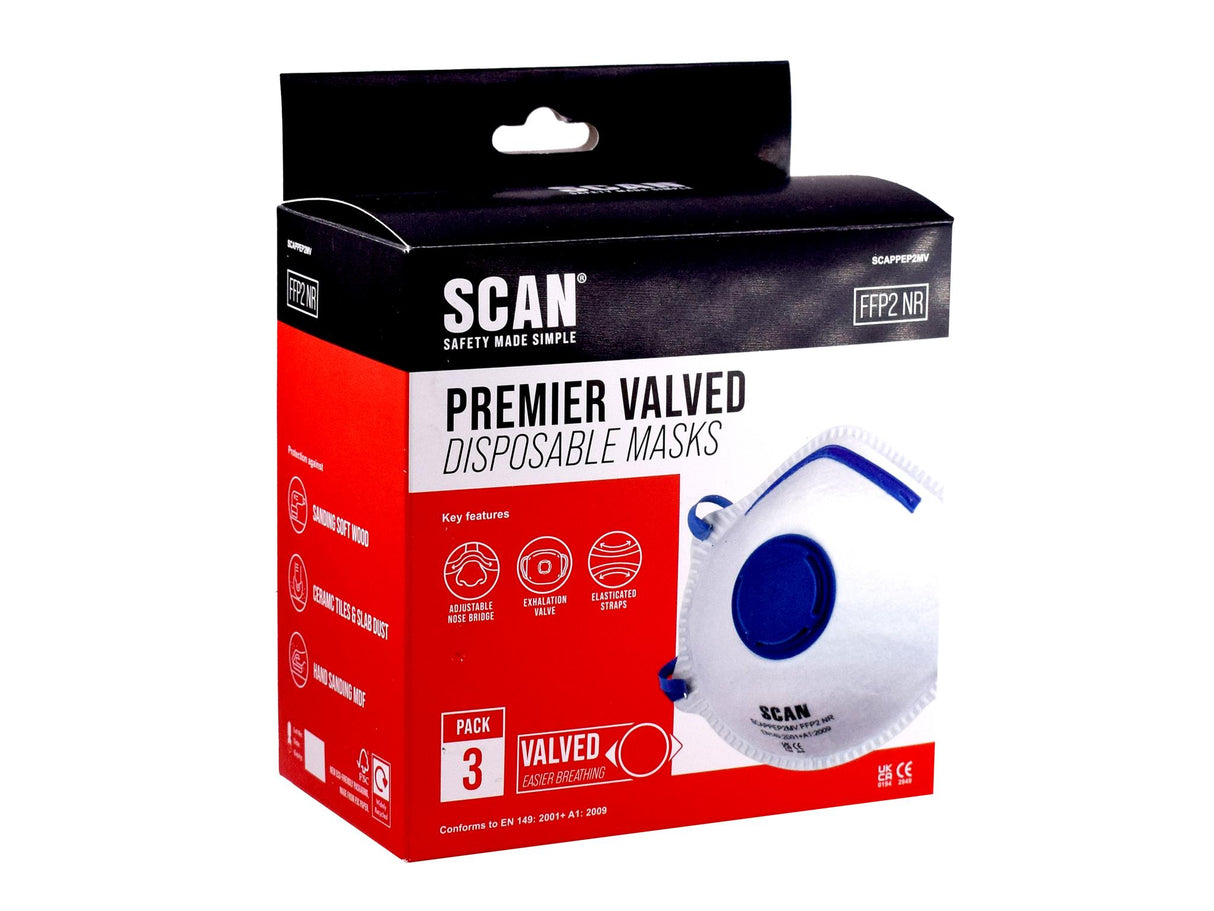 Scan Moulded Valved Disposable Mask