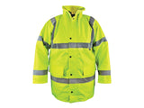 Scan Hi-Vis Motorway Jacket Yellow