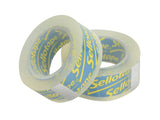Sellotape Super Clear On-Hand Tape Dispenser Refill Rolls 18mm x 15m