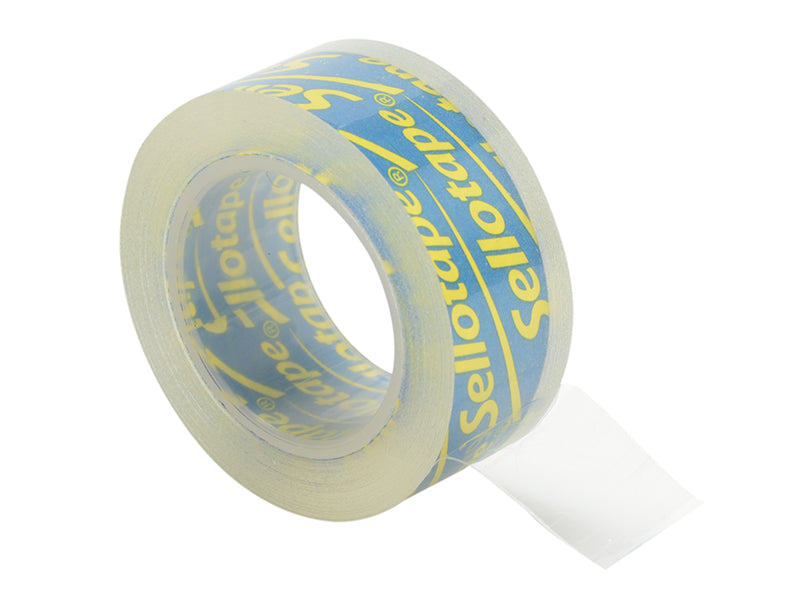 Sellotape Super Clear On-Hand Tape Dispenser Refill Rolls 18mm x 15m