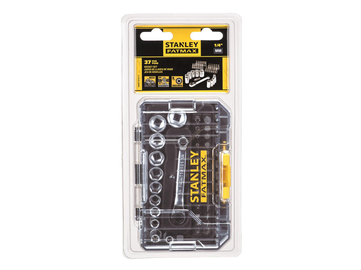 STANLEY® FatMax® 1/4in Socket & Bit Set, 37 Piece