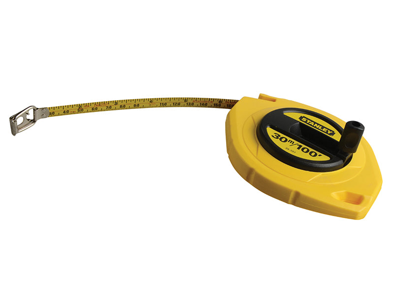 STANLEY® Closed Case Steel Long Tape 30m/100ft (Width 10mm)
