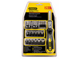 STANLEY® Ratchet Screwdriver Set of 29