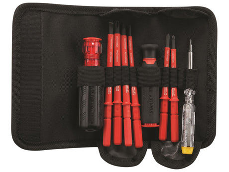 STANLEY® VDE Multi-Bit Screwdriver Set, 10 Piece