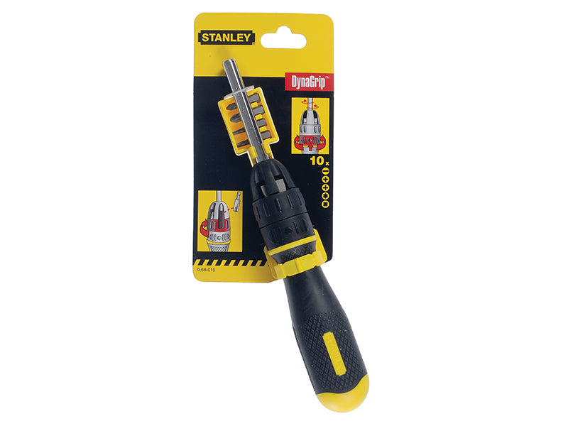 STANLEY® Multibit Ratchet Screwdriver &10 Bits
