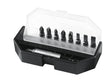 STANLEY® Slotted/Phillips/Pozidriv Insert Bit Set, 10 Piece