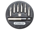 STANLEY® Slotted/Phillips/Pozidriv Insert Bit Set, 7 Piece