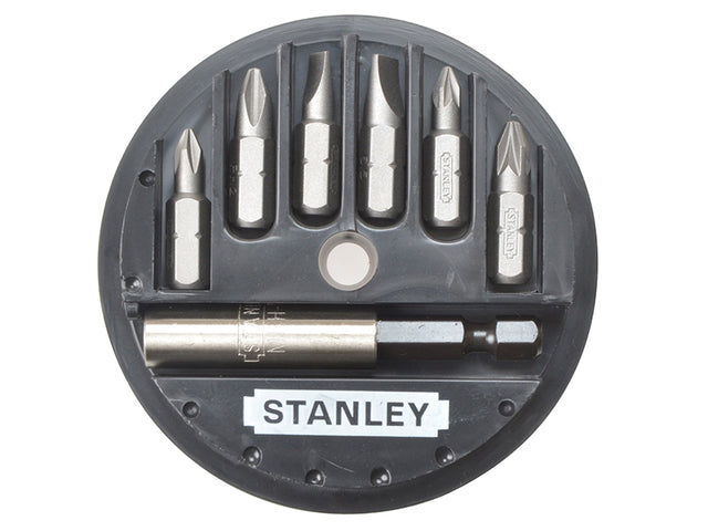 STANLEY® Slotted/Phillips/Pozidriv Insert Bit Set, 7 Piece