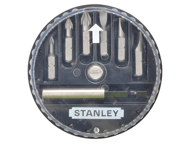 STANLEY® Slotted/Pozidriv Insert Bit Set, 7 Piece