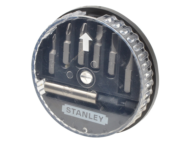 STANLEY® Slotted/Pozidriv Insert Bit Set, 7 Piece
