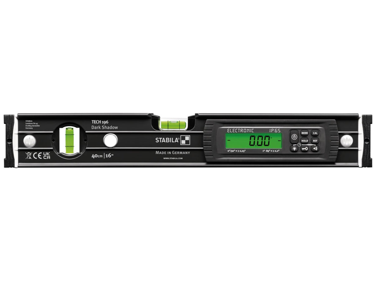 Stabila TECH Dark Shadow Digital Spirit Level 40cm