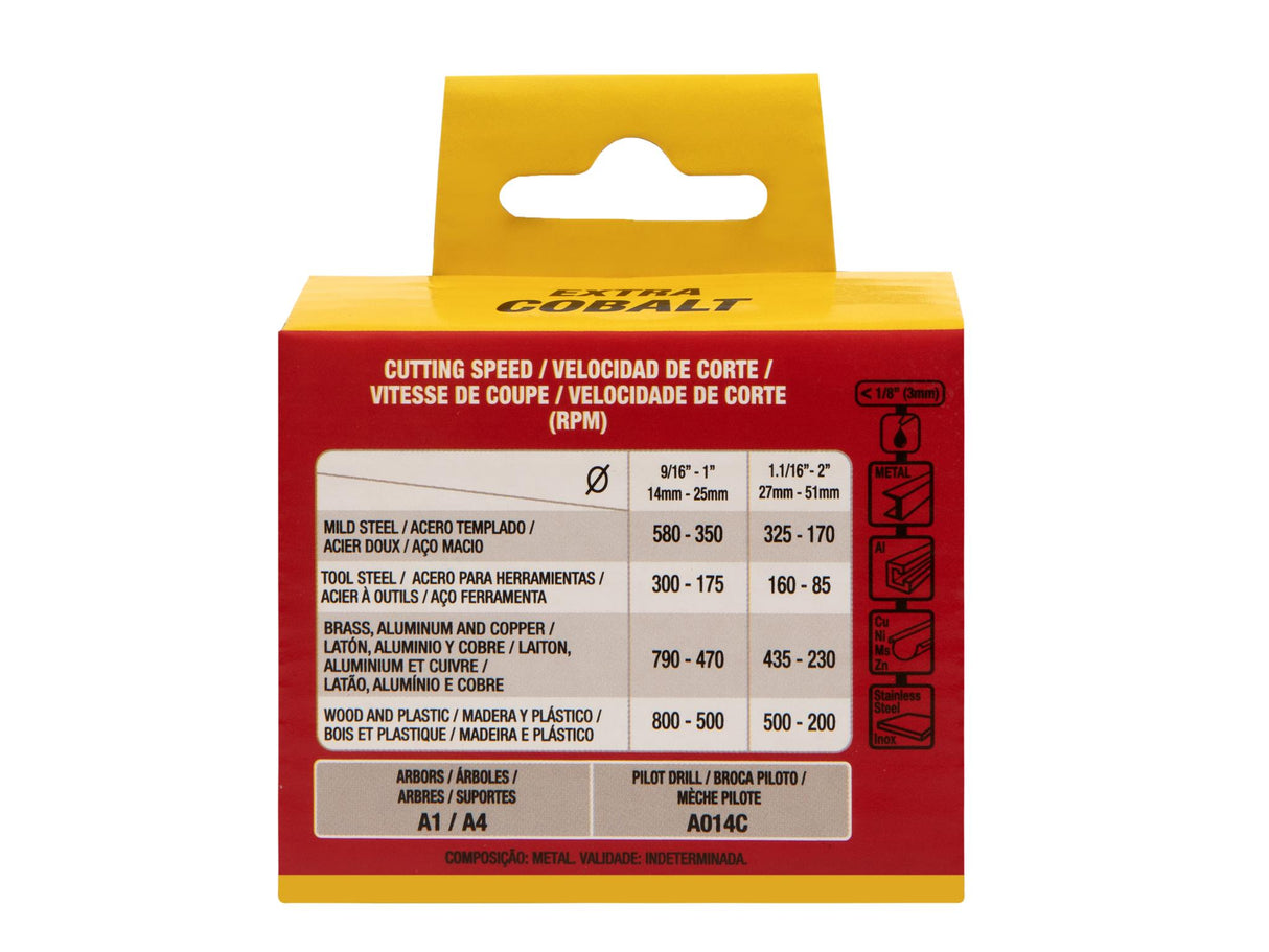 Starrett FCH0100-6 Fast Cut Bi-Metal Holesaw 25mm Bulk Pack of 6