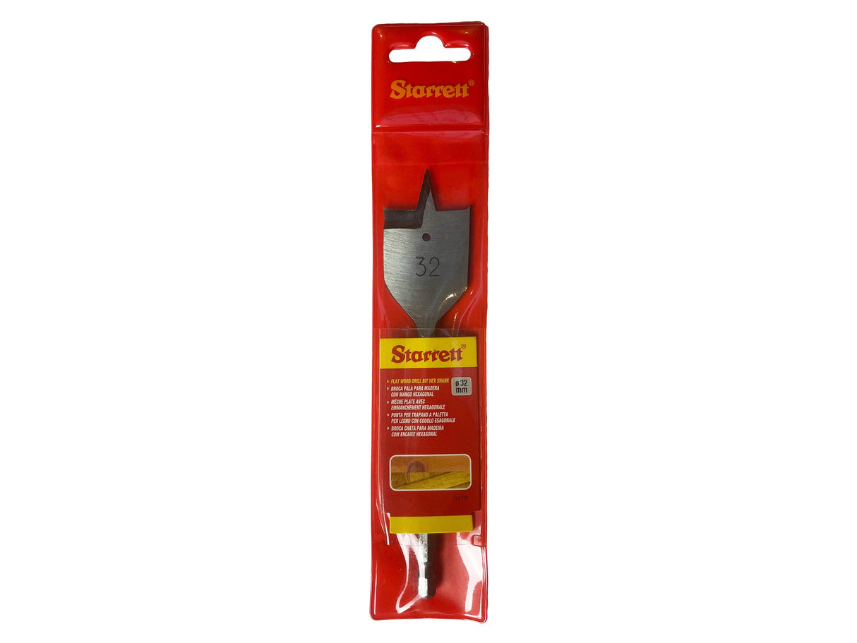 Starrett Flat Wood Drill Bits