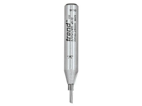 Trend Single Flute Cutter TCT, 1/4in