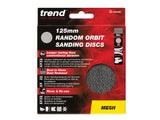 Trend Mesh Random Orbital Sanding Discs 125mm