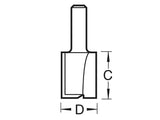 Trend CraftPro Two Flute Cutters, 1/4in Shank