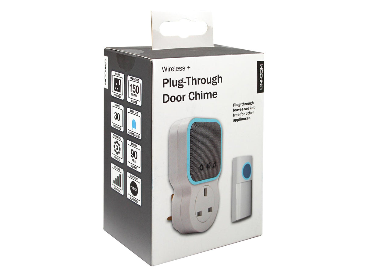 Uni-Com Plug-through Door Chime