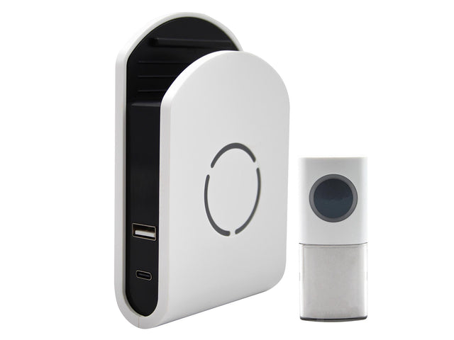 Uni-Com Plug-in Door Chime with USB Charger