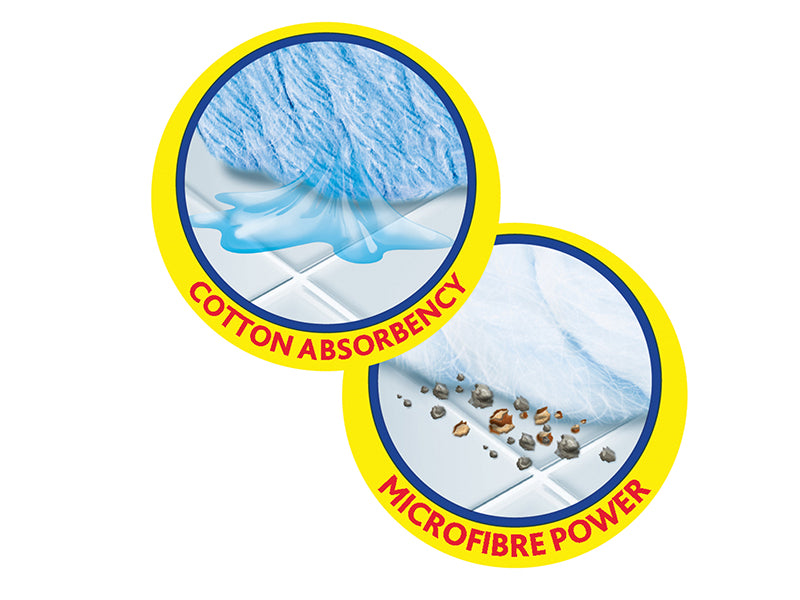 Vileda SuperMocio Microfibre & Cotton Mop