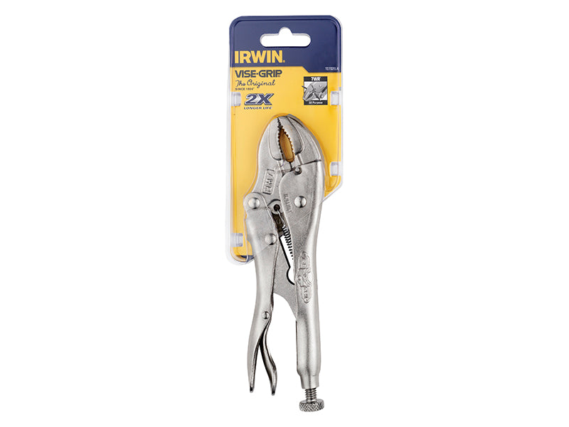 IRWIN Vise-Grip Curved Jaw Locking Pliers with Wire Cutter
