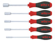 Wiha SoftFinish® Hex Nut Driver Set, 5 Piece