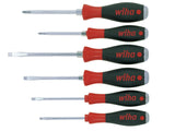 Wiha SoftFinish® SL/PH Hex Blade Screwdriver Set, 7 Piece
