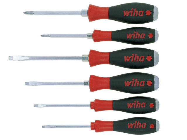 Wiha SoftFinish® SL/PH Hex Blade Screwdriver Set, 7 Piece