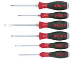 Wiha SoftFinish® SL/PZ Hex Blade Screwdriver Set, 6 Piece