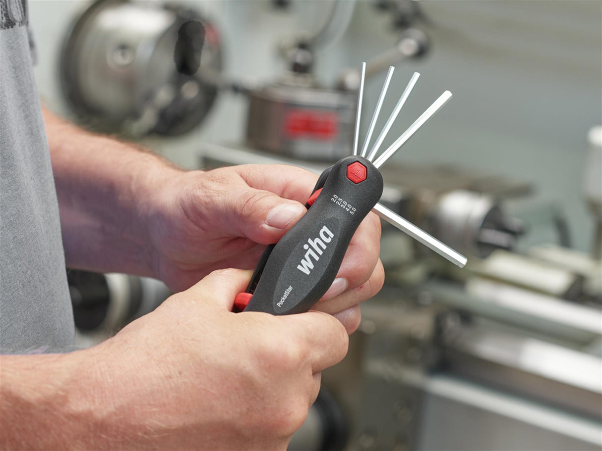 Wiha PocketStar Hex Key Set, 7 Piece (1.5-6mm)